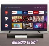 Smart TV Philips Android Tela 50" 50pug7406/78 4k Google Assistant Comando de Voz Dolby Vision/atmos Vrr/allm Bluetooth