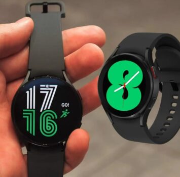 Smartwatch Samsung Galaxy Watch4 BT 44mm Tela Super AMOLED de 1.4", Bluetooth, Wi-Fi, GPS, NFC e Sensor de Frequência Cardíaca Óptica