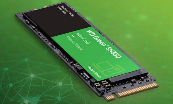 SSD WD Green SN350, 240GB, M.2 NVMe, Leitura 2400MB/s e Gravação 900MB/s, WDS240G2G0C