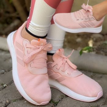 Tênis adidas Performance Qt Racer Sport W Rosa/Branco