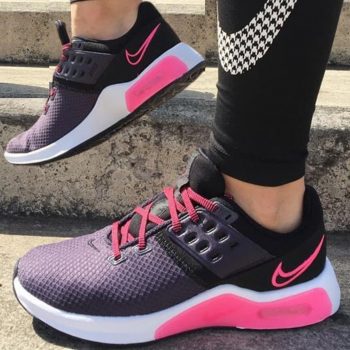 Tênis Nike Air Max Bella TR 4 Feminino – Preto+Rosa