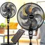 Ventilador de Coluna, Air Timer Style TS+, Preto/Grafite, Mallory