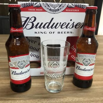 Kit Cerveja Budweiser 2 Unidades 330ml - com Copo