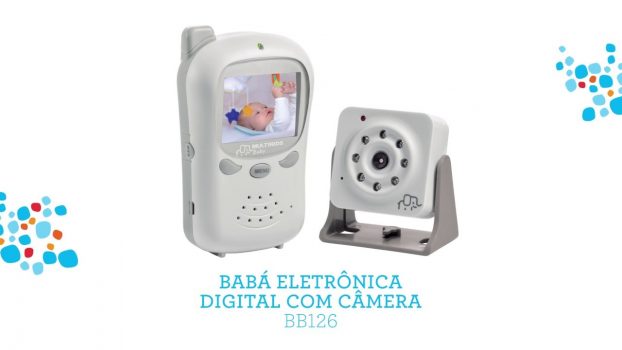 Babá Eletrônica Digital C/ Câmera BB126 - Multikids
