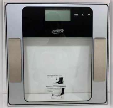 Balança Medição de água, gordura, massa muscular e massa óssea mod.: Glass 7, G-Tech
