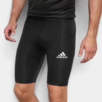 Bermuda Compressão Adidas TechFit Masculina
