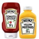 Burguer Kit Heinz Ketchup Tradicional 397g + Mostarda 255g