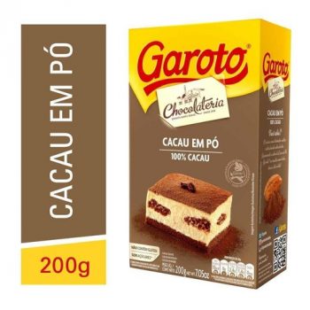 Cacau em Pó, Garoto, 200g