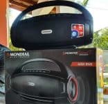 Caixa De Som Portatil Mondial Speaker Monster Sound Ii Sk 07 Com Bluetooth E Usb Preta