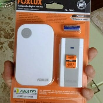 Campainha Sem Fio Bivolt Fx Cad 3