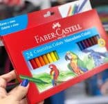 Canetinha Hidrográfica 24 Cores, Faber-Castell