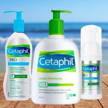 Cetaphil Kit Hidratante Facial + Espuma de Limpeza + Loção Hidratante