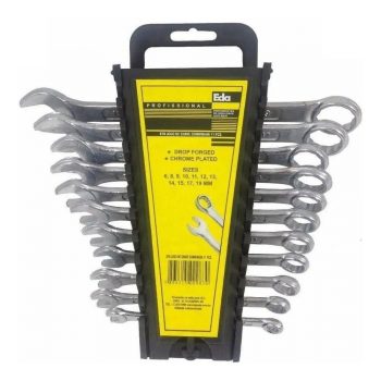 Chaves combinadas 11 peças 6 a 19 mm Eda