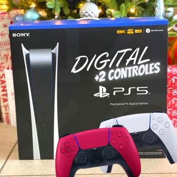 Console Playstation 5 Digital Edition + Controle Sem Fio Dualsense Cosmic Red Playstation 5