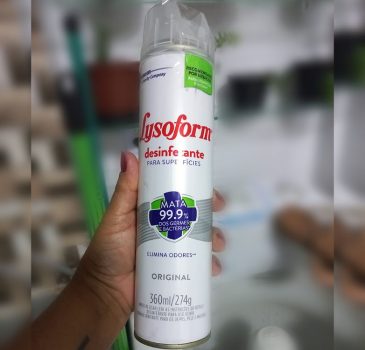 Desinfetante Aerossol Original, Lysoform, 360ml