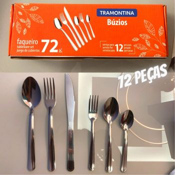 Faqueiro Inox Búzios 72 Peças - Tramontina