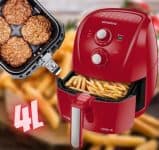 Fritadeira a Ar Family 4L, Mondial, 110V, 1500W, Vermelho - AFN-40-FR