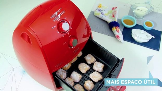 Fritadeira Sem Óleo Midea 4l Vermelha 1500w Frv41 110v
