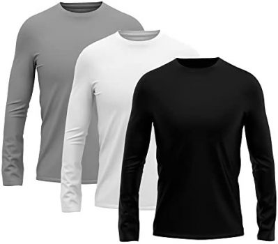 Kit 3 Camisetas Térmica Segunda Pele Uv Unissex Sol/Frio