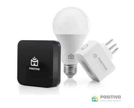 Kit Casa Conectada Positivo com Smart Controle IR, Smart Lâmpada, Smart Plug - 11140161