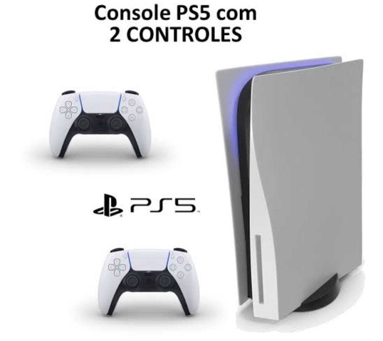 Console Playstation 5 - PS5 + 2 Controles Dualsense Playstation 5