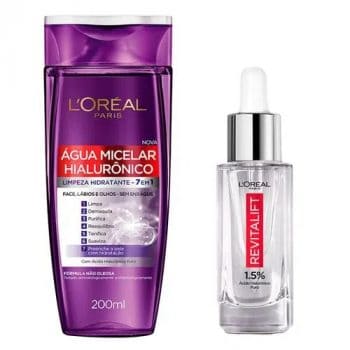 L'Oréal Paris Hialurônico Kit - Água Micelar + Sérum Preenchedor