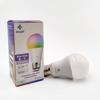 Lâmpada Inteligente RGB+CCT EKAZA T610C - 9 watts