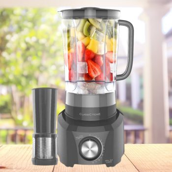 Liquidificador 12 velocidades 1200W 3L Mix Art Titanium 127V - Classic Home