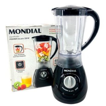 Liquidificador Mondial Power- L-550 2 Velocidades + Pulsar 550W - Preto