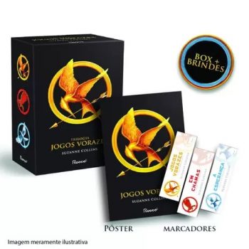 Livro - BOX ESPECIAL TRILOGIA JOGOS VORAZES – com brindes