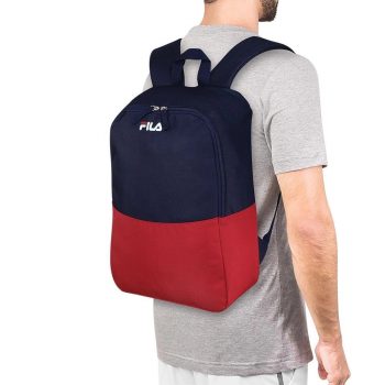 Mochila Unissex Fila Start Marinho/vermelho