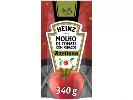 Molho de Tomate Heinz Azeitona 340g