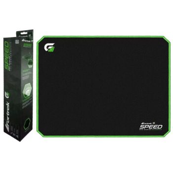Mouse Pad Gamer (440x350mm) SPEED MPG102 Preto/Verde Fortrek