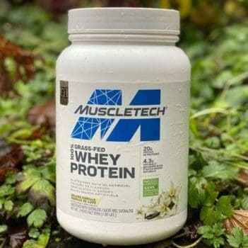 Muscletech GRASS FED 100% WHEY PROTEIN DELUXE VANI 816G 1.8LB