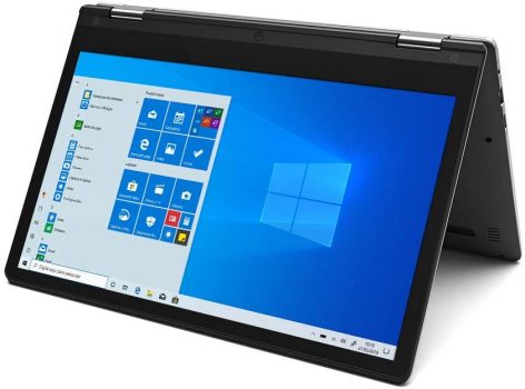 Notebook 2 em 1 Positivo Duo C464C Intel Celeron 4GB de Memória RAM 64GB de Armazenamento 11.6" IPS Full HD touch com caneta Windows 10 Home - Cinza