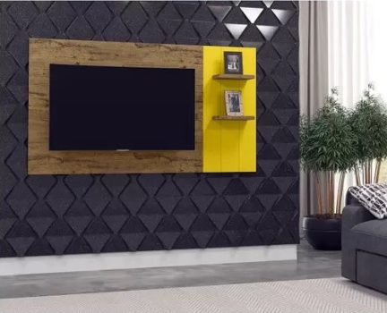 Painel para TV até 42” 2 Prateleiras - Patrimar Itália