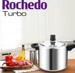 Panela de Pressão Rochedo Turbo Polida 4,5L Fechamento Int.