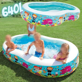Piscina Familiar Lagoa Do Paraíso 640l Intex