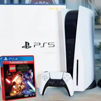 PlayStation 5 2020 Nova Geração 825GB 1 Controle - Sony + Lego Star Wars: O Despertar da Força PS4