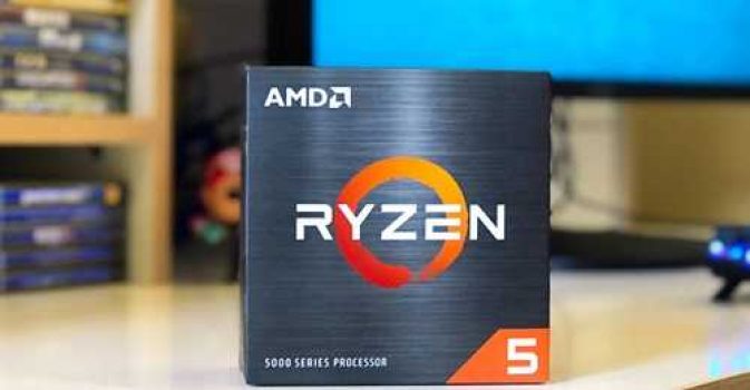 Processador AMD Ryzen 5 5500, 3.6GHz (4.2GHz Max Turbo), Cache 19MB, AM4, Sem Vídeo - 100-100000457BOX