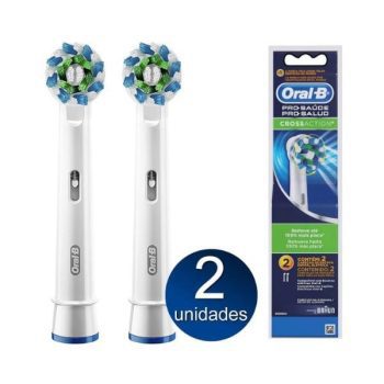 Refil para Escova Elétrica Oral-B Pro-Saúde Cross Action- 2 unidades, Oral-B, 2 Unidades