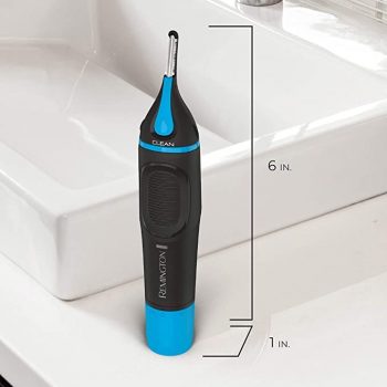 Remington Aparador de nariz, orelha e detalhes NE3845A com tecnologia CleanBoost, preto