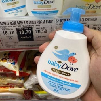 Sabonete Líquido Baby Dove Hidratação Enriquecida 200 ML, Baby Dove, 200 ml, 200ml