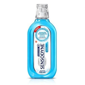 Sensodyne Coolmint Enxaguatório Bucal para Dentes Sensíveis, 500ml