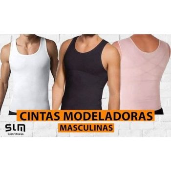 Slim Alta Compressão Postura Cinta Modeladora Masculina Fit