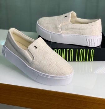 Slip On Flatform Santa Lolla Básico Feminino