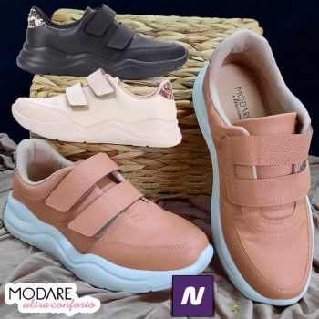 Tênis Modare Liso C/ Fecho de Contato Feminino