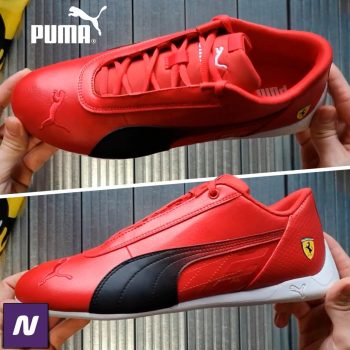 Tênis Puma Ferrari R-Cat Masculino - Vermelho+Preto