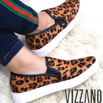 Tênis Vizzano Animal Print Onça Feminino