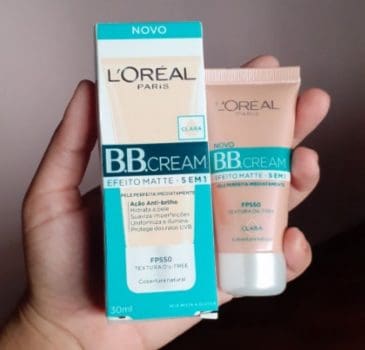 Base BB Cream L'Oréal Paris Efeito Matte Cor Média FPS 50, 30ml